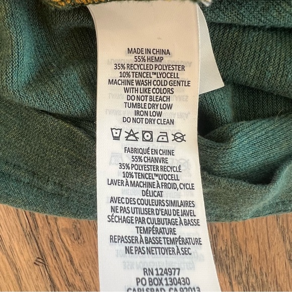 Prana Women's Cozy Up Ringer Tee Size X-Small - Picture 9 of 9